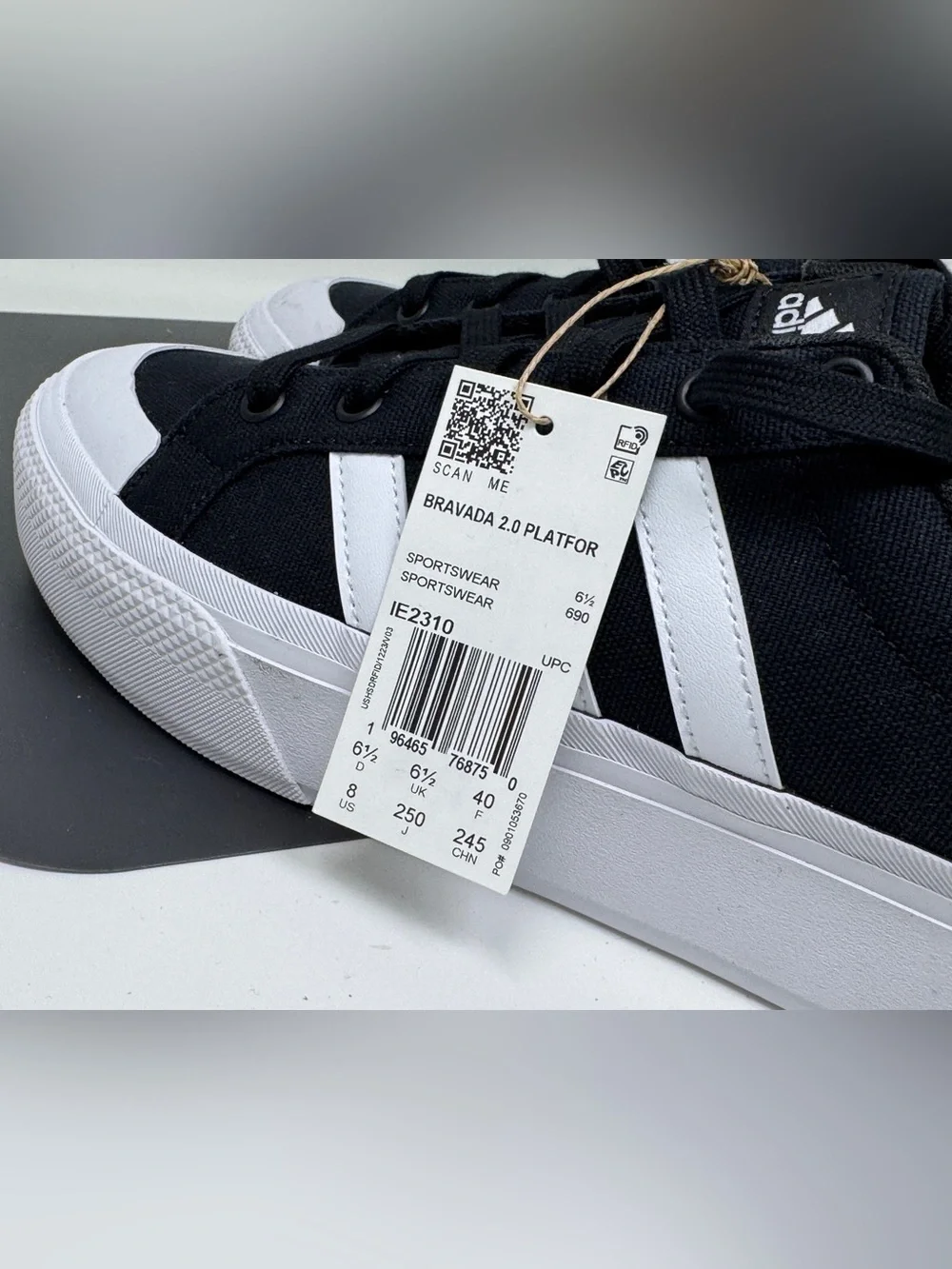 adidas never used